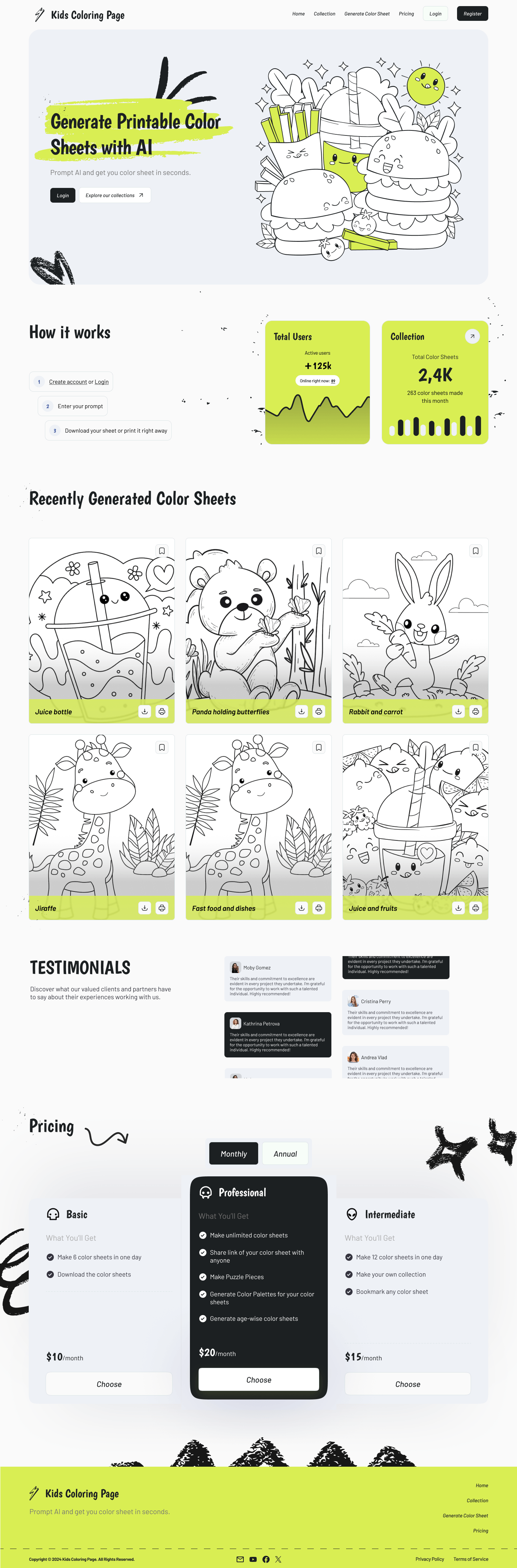 Kids Coloring Page