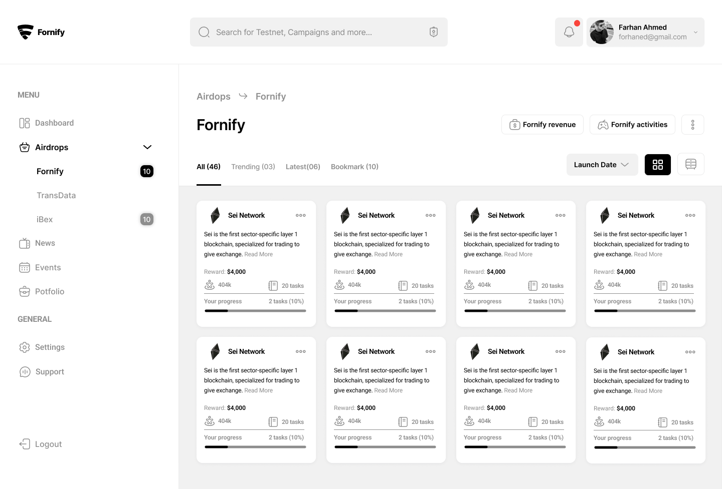 Multipurpose Dashboard