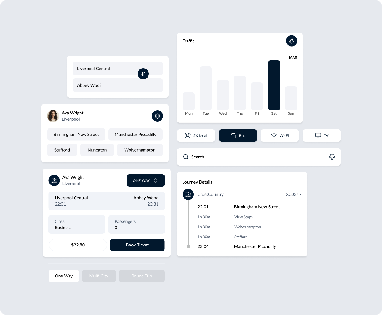Travel Booking Components